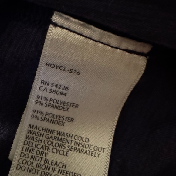 Women's Classic Navy Blue Performance Top - Picture 6 of 6